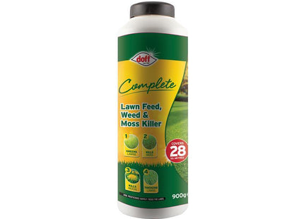 Doff Complete Lawn Feed, Weed & Moss Killer 1Kg