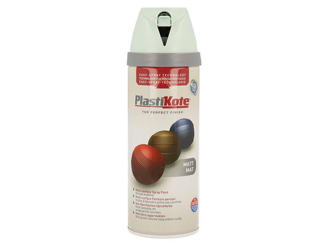 Plastikote Twist & Spray Matt Duck Egg Blue 400ml