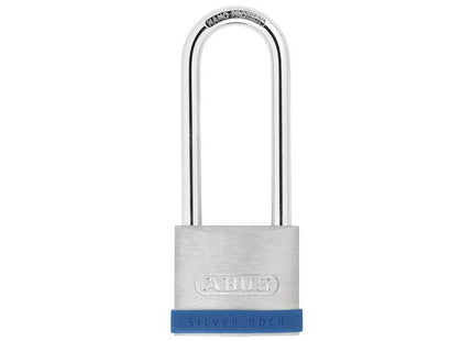 ABUS Mechanical 50Mm Silver Rock 5 Padlock Long Shackle 80Mm