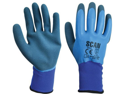 Scan Waterproof Latex Gloves - Extra Extra Large (Size 11)
