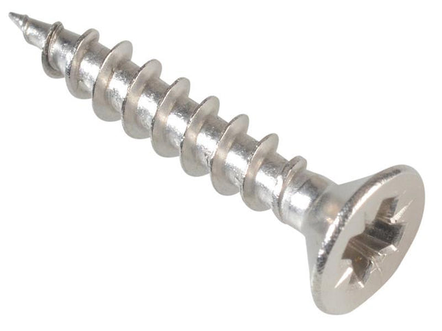 Forgefix Multi-Purpose Pozi Screw Csk St Stainless Steel 3.5 X 20Mm Box 200