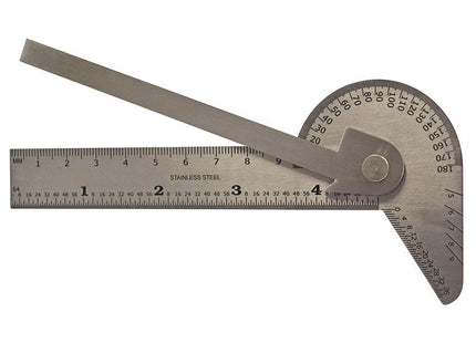 Faithfull Multi Purpose Angle Protractor 100Mm (4In)