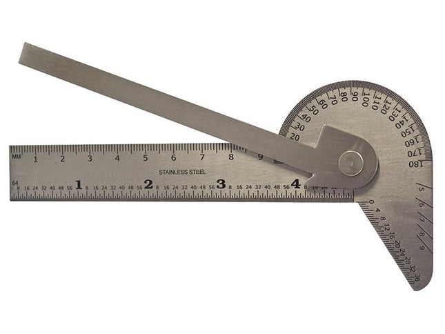 Faithfull Multi Purpose Angle Protractor 100Mm (4In)