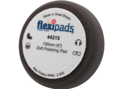 Flexipads World Class Black Polishing Foam 150Mm X 50Mm Grip