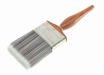 Faithfull Superflow Synthetic Paint Brush 75Mm (3In)