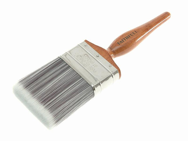 Faithfull Superflow Synthetic Paint Brush 75Mm (3In)