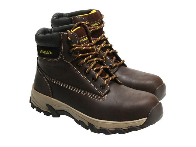 Stanley Clothing Tradesman SB-P Brown Safety Boots UK 10 EUR 44