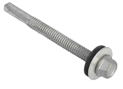 Forgefix Techfast Hex Head Roofing Screw Self-Drill Heavy Section 5.5 X 60Mm Pack 50