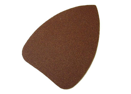 Faithfull Mouse Sander Sheets Hook & Loop Red Plain Coarse (Pack Of 5)