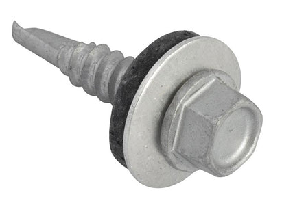 Forgefix Techfast Hex Head Roofing Screw Self-Drill Light Section 5.5 X 25Mm Pack 100