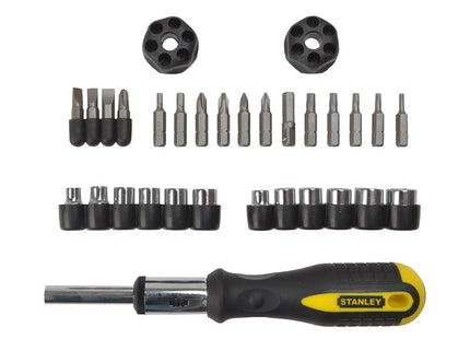 Stanley Tools Ratchet Screwdriver Set Of 29