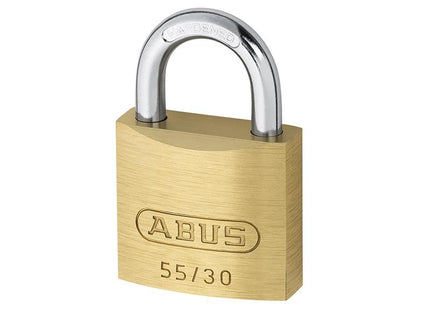 ABUS Mechanical 55/30Mm Brass Padlock