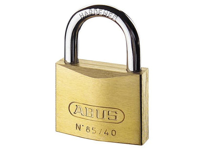 ABUS Mechanical 85/60Mm Brass Padlock Carded