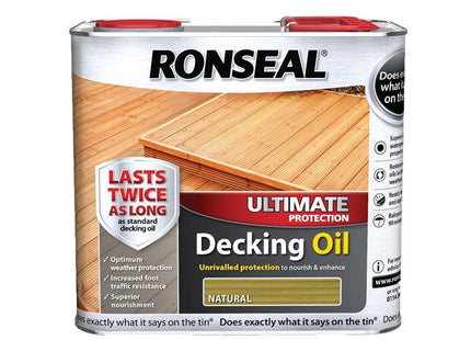 Ronseal Ultimate Decking Oil Natural 2.5 Litre