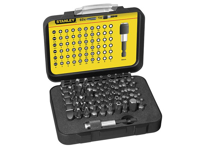 Stanley Tools 61 Piece Bit Set 1/4 In Drive