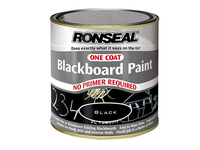 Ronseal One Coat Blackboard Paint 250Ml