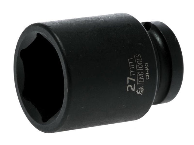 Teng Impact Socket Hexagon 6 Point 1/2In Drive 27Mm