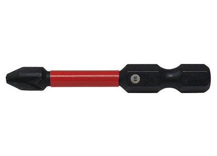 Forgefix ForgeFast Pozidriv Compatible Impact Bit PZ2 x 50mm (Box 5)