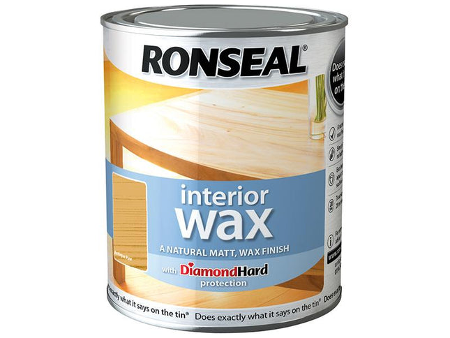 Ronseal Interior Wax Antique Pine 750Ml