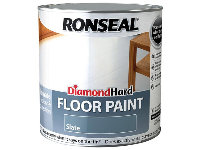 Ronseal Diamond Hard Floor Paint Slate 2.5 Litre