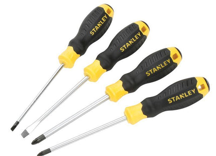 Stanley Tools Essential Screwdriver Set, 4 Piece Sl/Pz