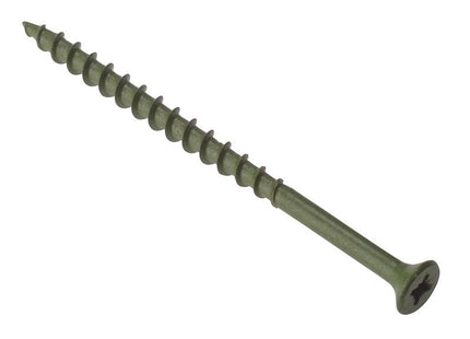Forgefix Decking Screw Pozi St Green Anti-Corrosion 4.5 X 75Mm Box 200