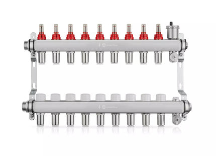 John Guest Speedfit 9 Port Manifold Stainless Steel (15mm Connections)