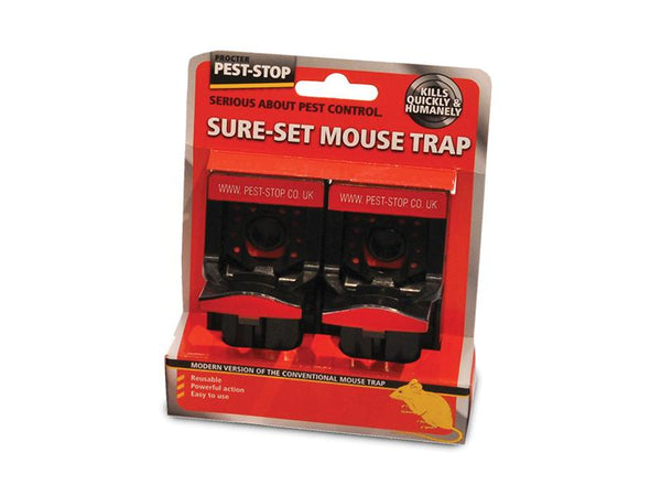 Pest-Stop Systems Sure-Set Mouse Trap Twin Pack