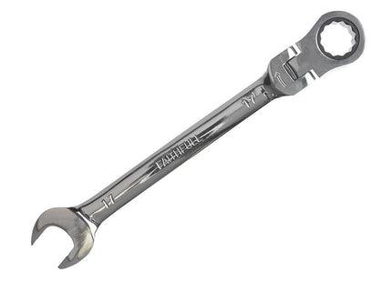 Faithfull Ratchet Combination Spanner Flex Head Cv 17Mm