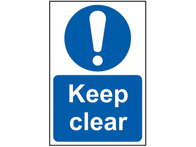 Scan Keep Clear - Pvc 200 X 300Mm