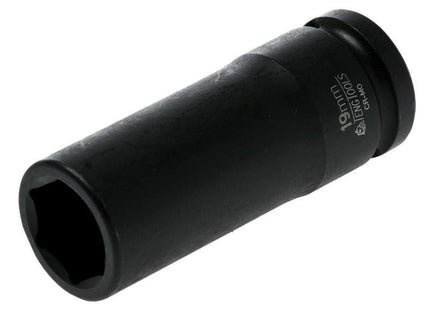 Teng Deep Impact Socket Hexagon 6 Point 1/2In Drive 19Mm