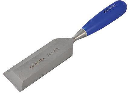 Faithfull Bevel Edge Chisel Blue Grip 50Mm (2In)