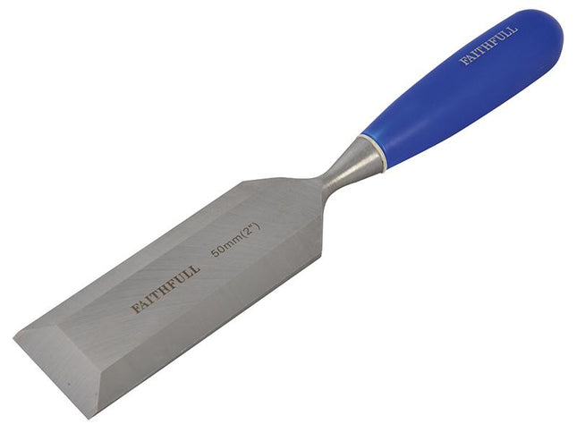 Faithfull Bevel Edge Chisel Blue Grip 50Mm (2In)