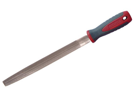 Faithfull Handled Half-Round Second Cut Engineers File 200Mm (8In)