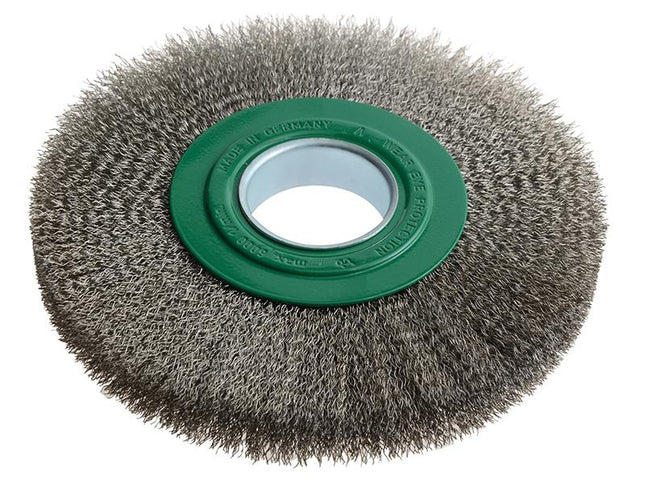 Lessmann Wheel Brush D200Mm X W24-27 X 50 Bore Stainless Steel Wire 0.30