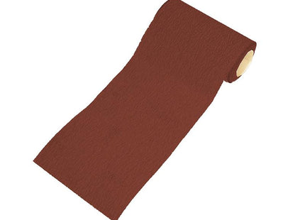 Faithfull Aluminium Oxide Sanding Paper Roll Red Heavy-Duty 115Mm X 10M 60G