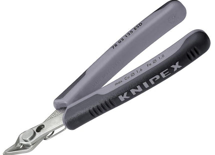 KNIPEX Esd Electronic Super Knips Flat 125Mm