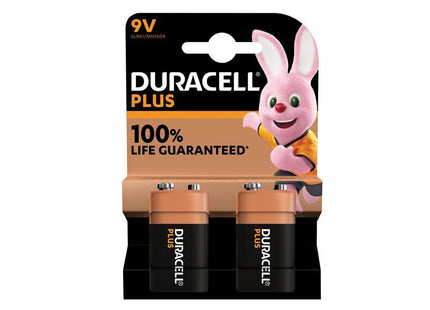 9V Plus Power +100% Batteries (Pack 2)