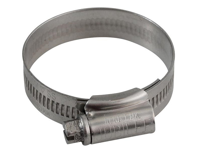 Jubilee (Size 1M)  Stainless Steel Hose Clip 32 - 45Mm (1.1/4 - 1.3/4In)