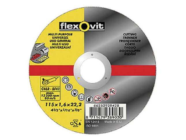 Flexovit Multi-Purpose Cutting Disc 230 X 22Mm