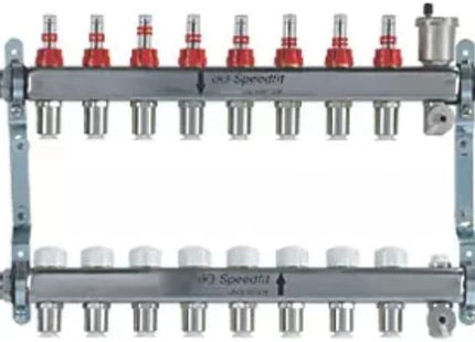 John Guest Speedfit Underfloor Heating Man8/3 Manifold - 8 Zone