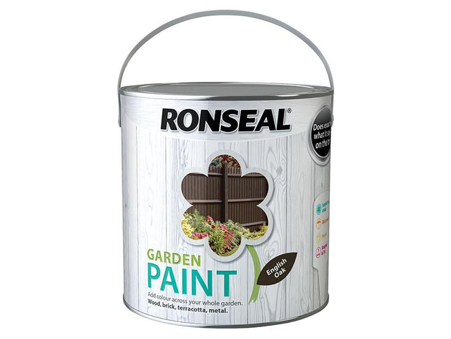 Ronseal Garden Paint English Oak 2.5 Litre