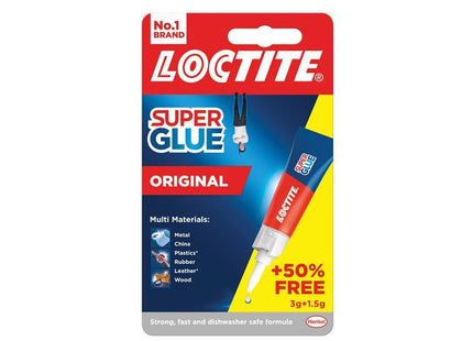 Super Glue Liquid, Tube 3g + 50% Free