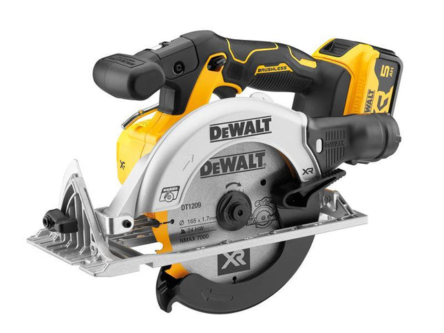 DCS565P2 XR Brushless Circular Saw 18V 2 x 5.0Ah Li-ion