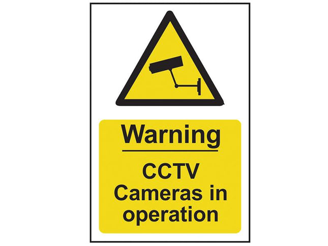 Scan Warning Cctv Cameras In Operation - Pvc 200 X 300Mm