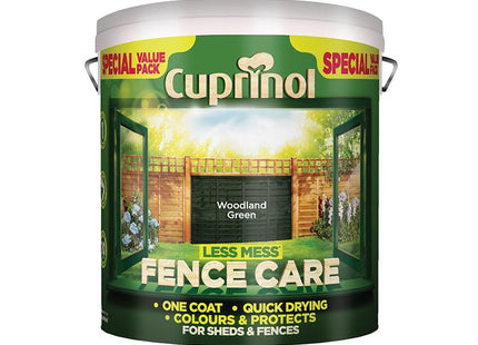 Cuprinol Less Mess Fence Care Woodland Green 6 Litre
