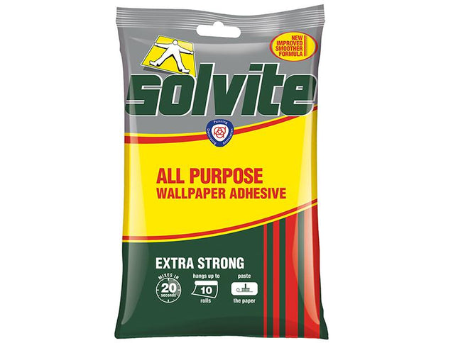 Solvite All Purpose Wallpaper Paste Sachet 10 Roll