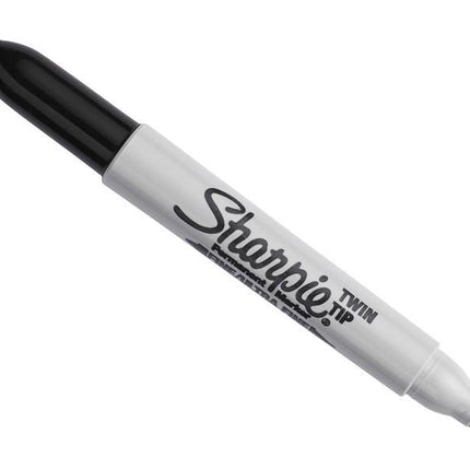 Sharpie Twin Tip Permanent Marker Black