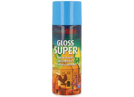Plastikote Gloss Super Spray Light Blue 400ml