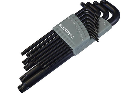 Faithfull Star Long Arm Key Set Of 13 (Tx7-Tx55)